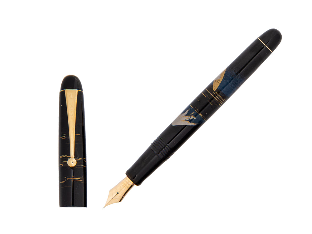 Namiki Nippon Art Mount Fuji and Ship Fountain Pen, Gold, FK-35SM-FF