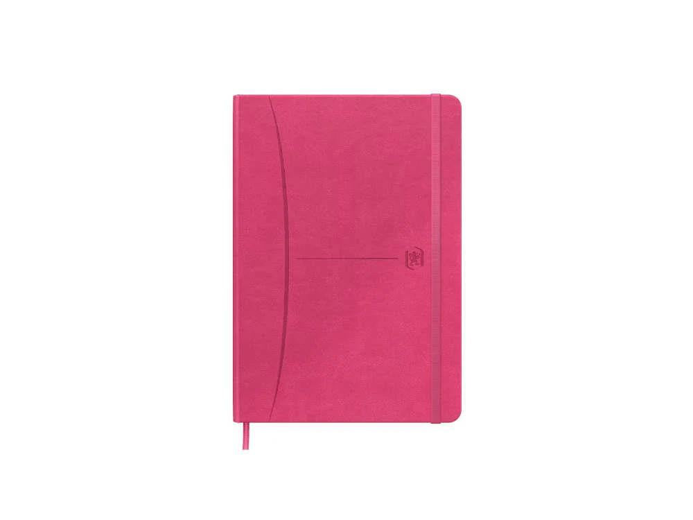 Oxford Signature Ruled Notebook, A5, Fuchsia, 400163613-FUCSIA