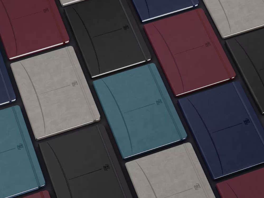 Oxford Signature Plain Notebook A5 Navy Blue, 400163614-AZUL-MARINO