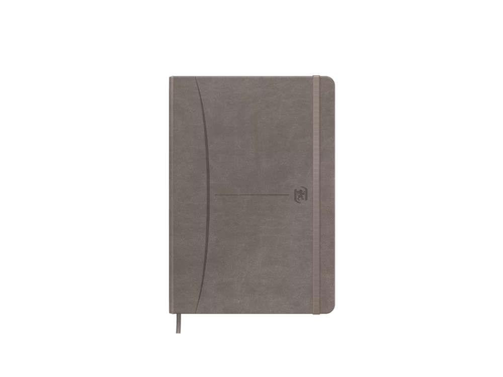 Oxford Signature Plain Notebook A5 Grey, 400163614-GRIS