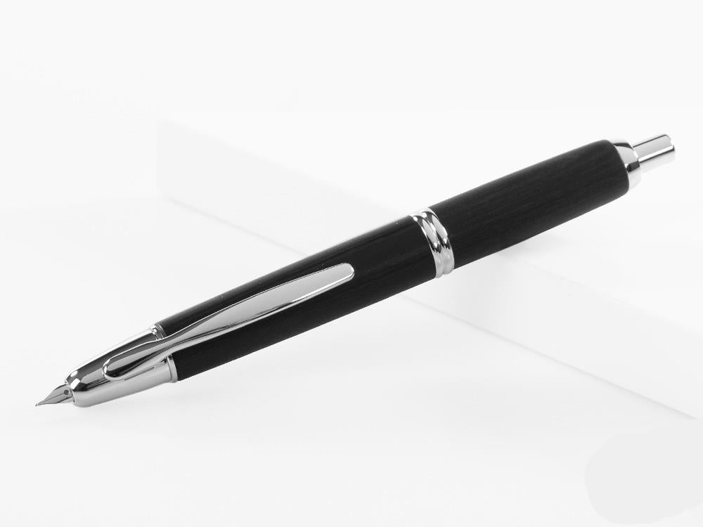 Pilot Capless Wooden Fountain Pen, Birch wood, Black, FC-2500RR-B