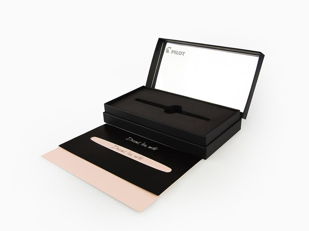 Pilot Retractable Fountain Pen Yellow Capless, Lacquer, Chrome