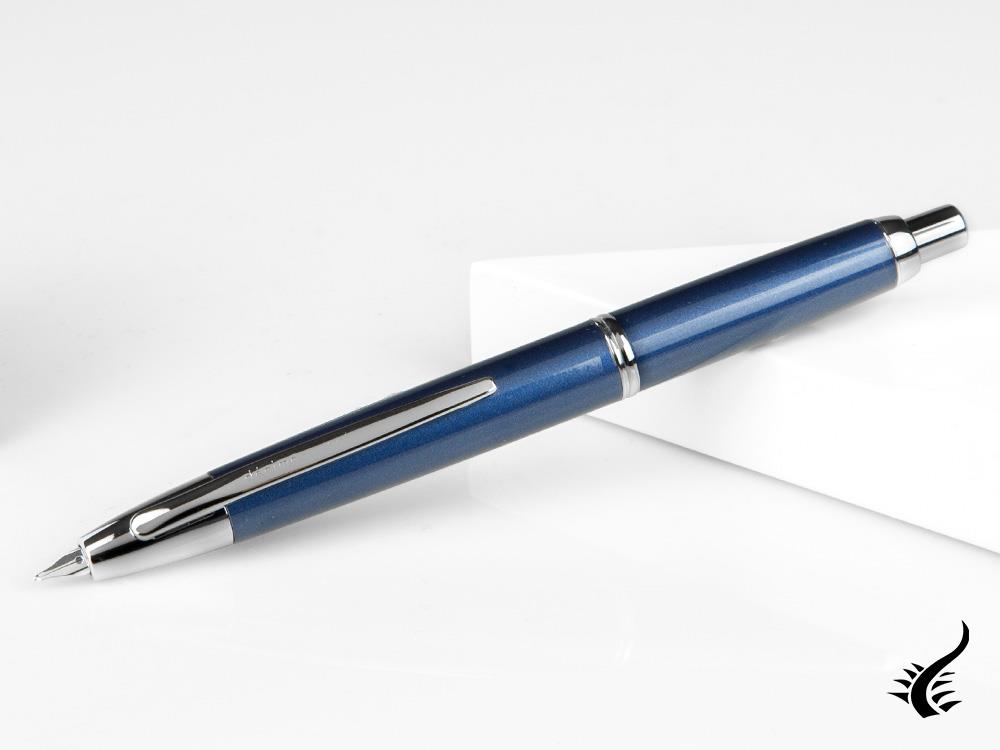 Pilot Capless Decimo Fountain Pen, Lacquer, Blue, FK-1500D-RH-BLUE