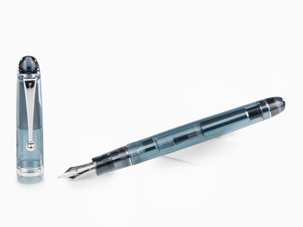 Pilot Custom 74 Midnight Blue Fountain Pen, Rhodium trim, FKKN12SR-TBB