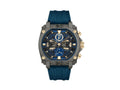 Police Norwood Navy Quartz Watch, PVD, 45 mm, Blue, PEWGQ0040001M