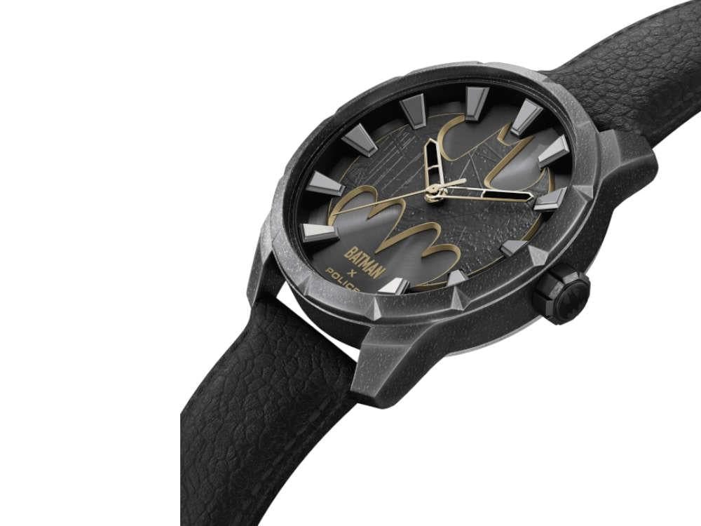 Police Batman The Bat Quartz Watch, 45 mm, Black, PEWGA0075501