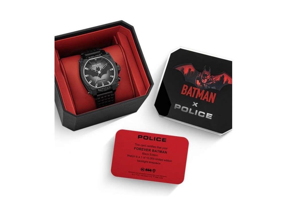 Police Forever Batman Quartz Watch, Black, Limited Edition, PEWGD0022601