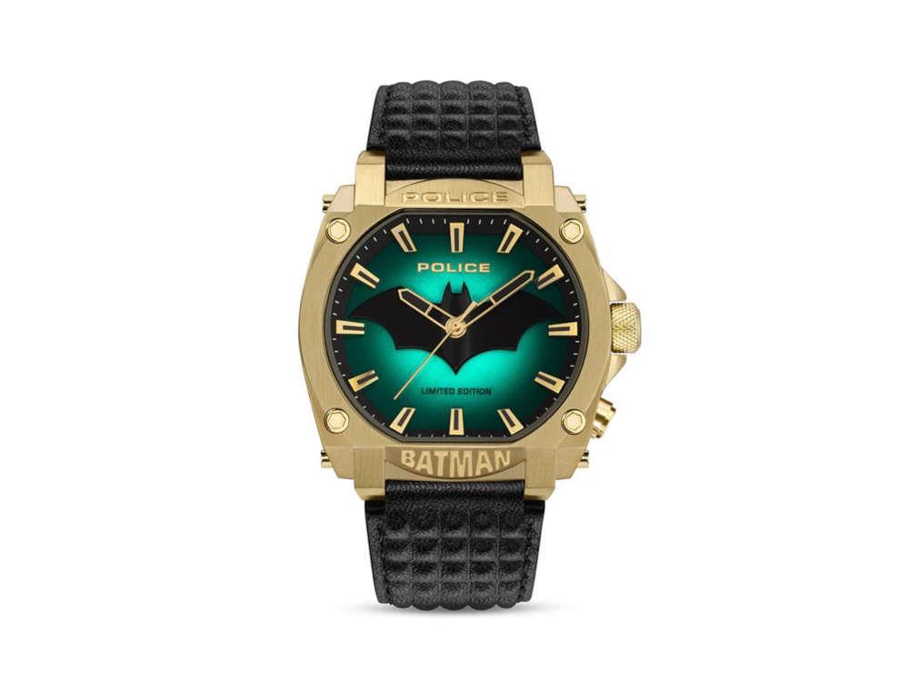 Police Forever Batman Quartz Watch, PVD Gold, Limited Edition, PEWGD0022602