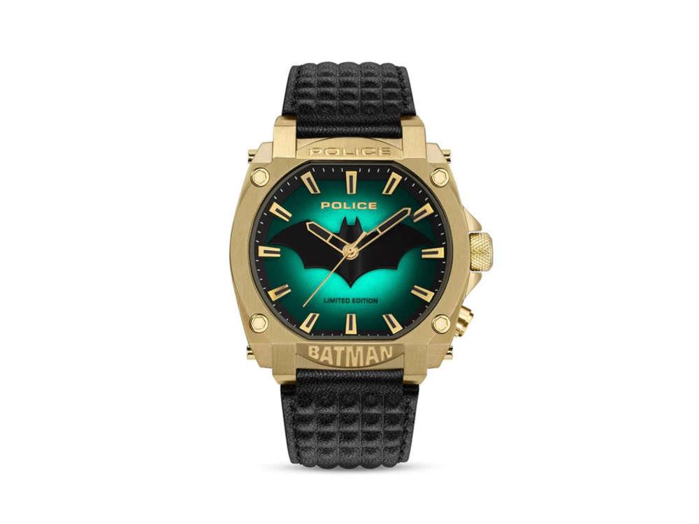 Police Forever Batman Quartz Watch, PVD Gold, Limited Edition, PEWGD0022602