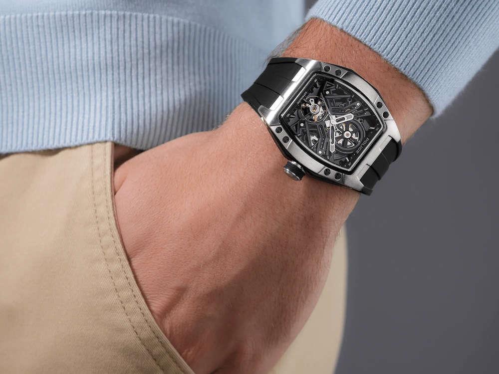 Police Tampa Automatic Watch, 42 mm, Black, PEWGR0082102