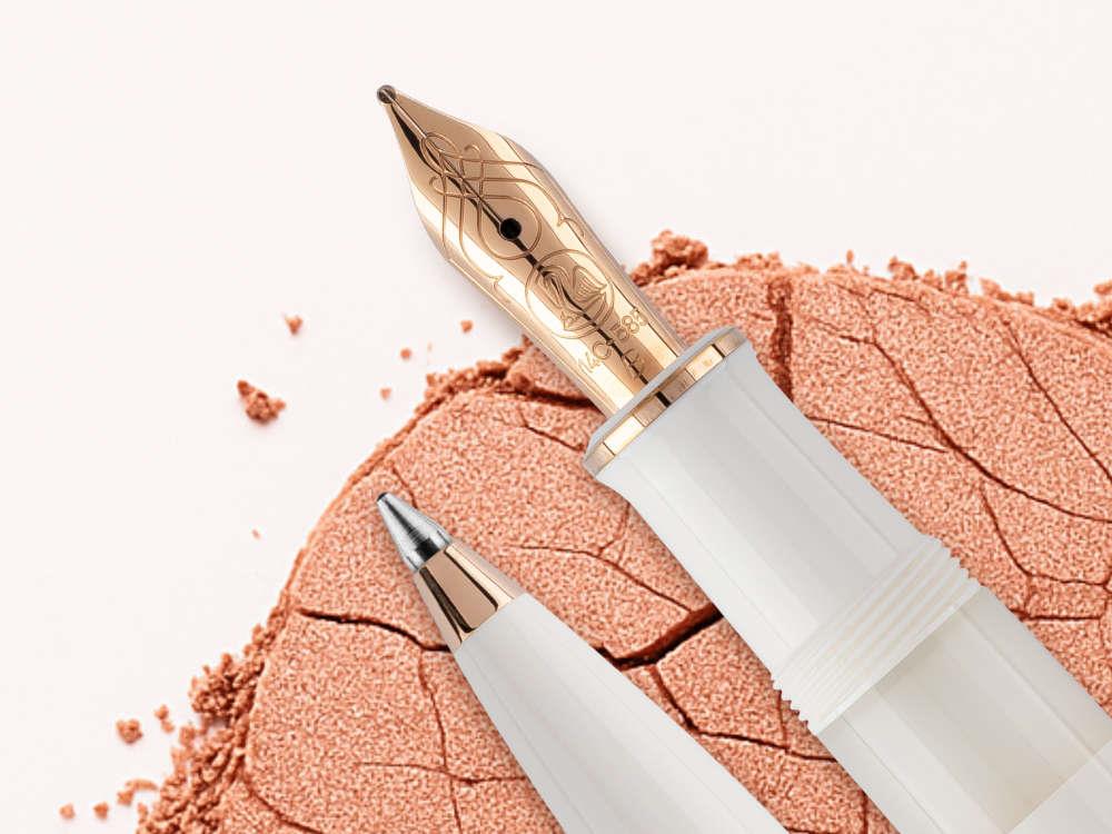 Pelikan K600 White & Rose Gold Ballpoint pen, Special Edition, 300014588