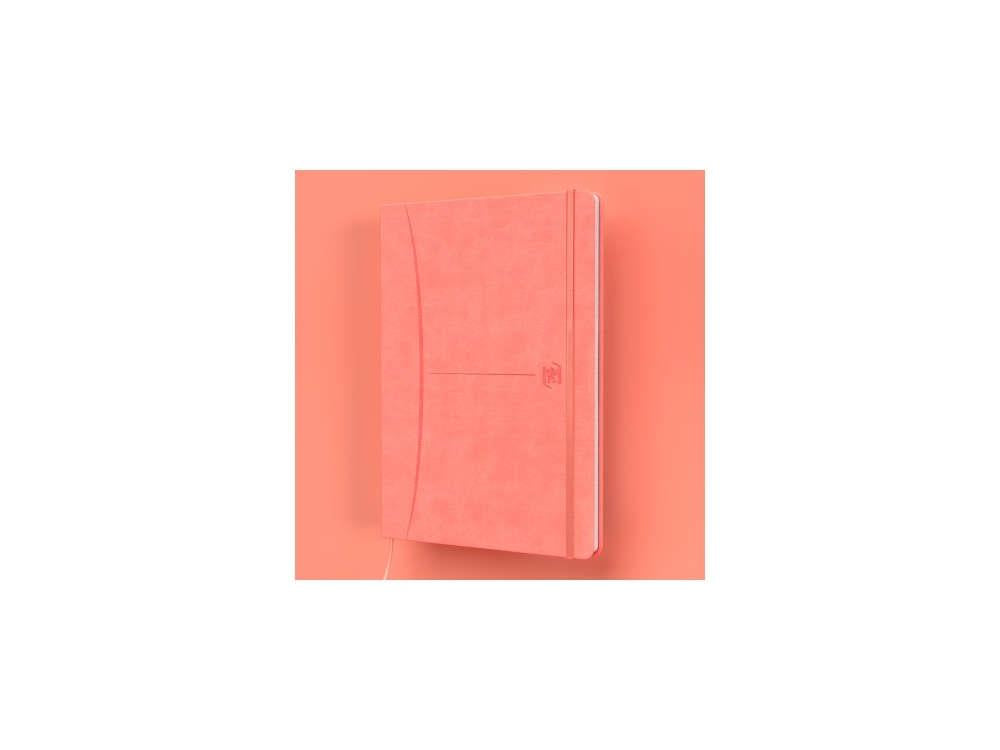 Oxford Signature Notebook A5 Pastel Coral, 400154941-CORAL