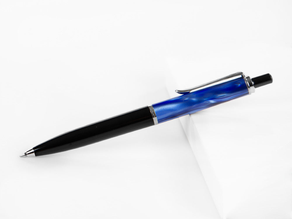 Pelikan Classic K205 Ballpoint pen, Blue Marble, Resin, Chrome