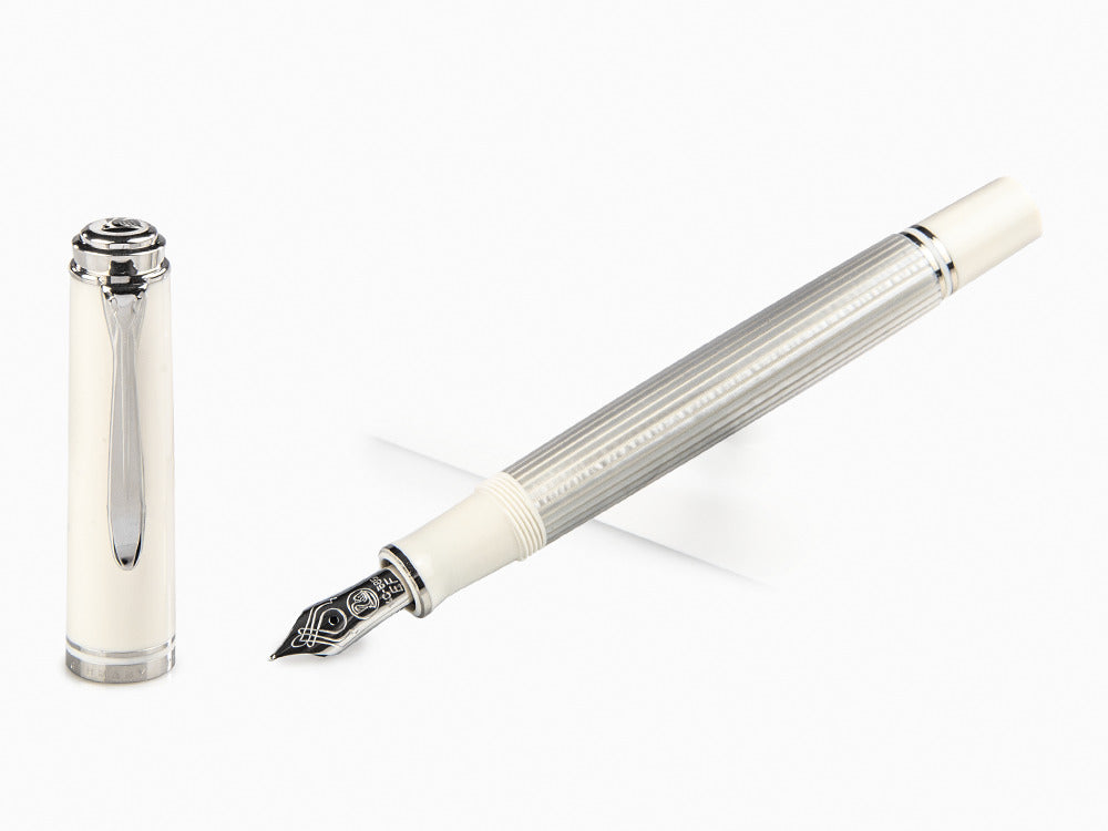 Pelikan Souveran 405 Silver-White Fountain Pen, Special Ed., 815529