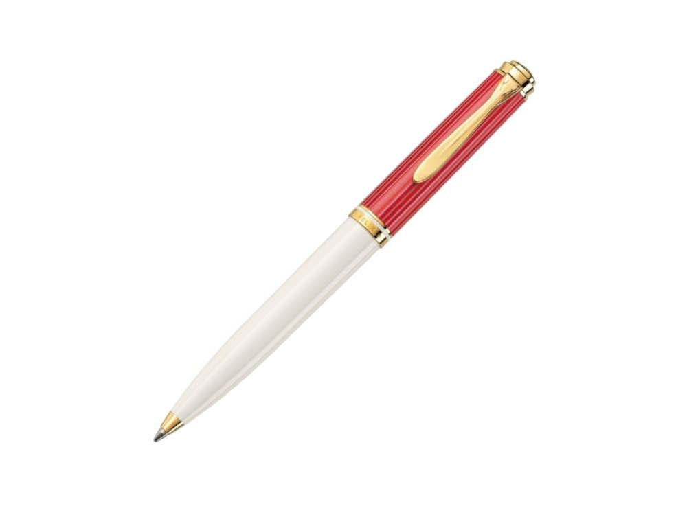 Pelikan Souverän M600 Red-White Ballpoint pen, Special Edition, 823135