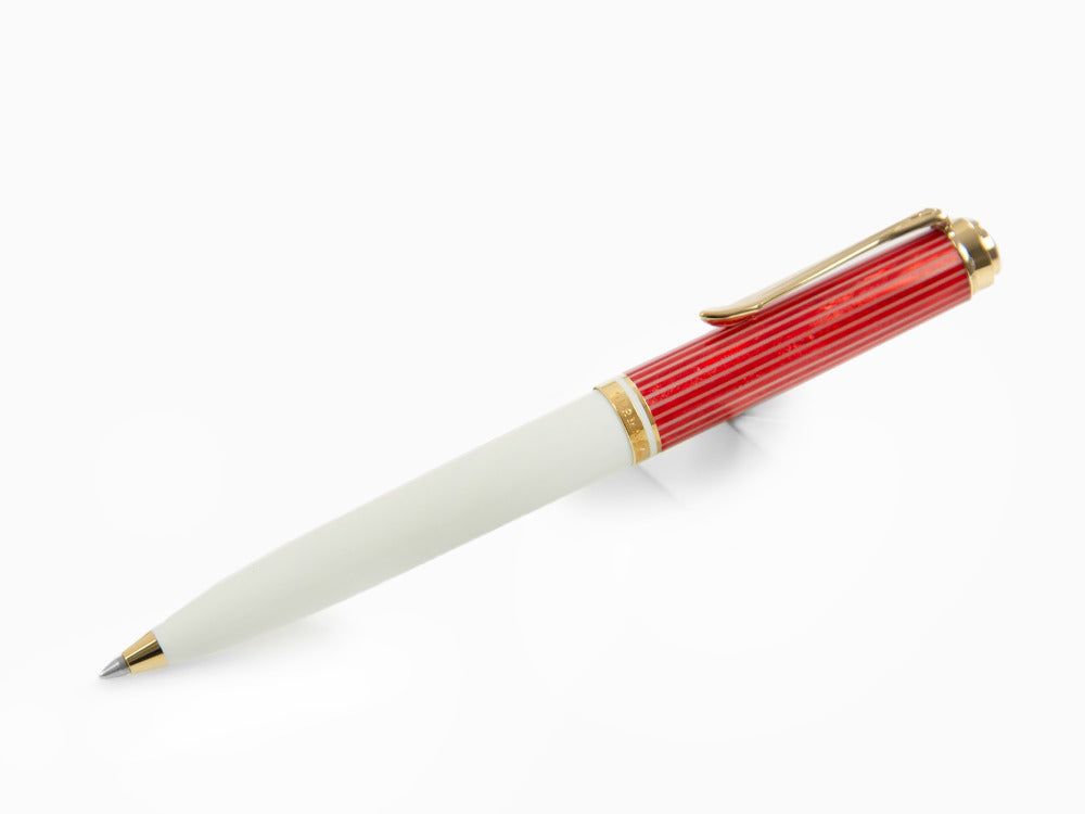 Pelikan Souverän M600 Red-White Ballpoint pen, Special Edition, 823135