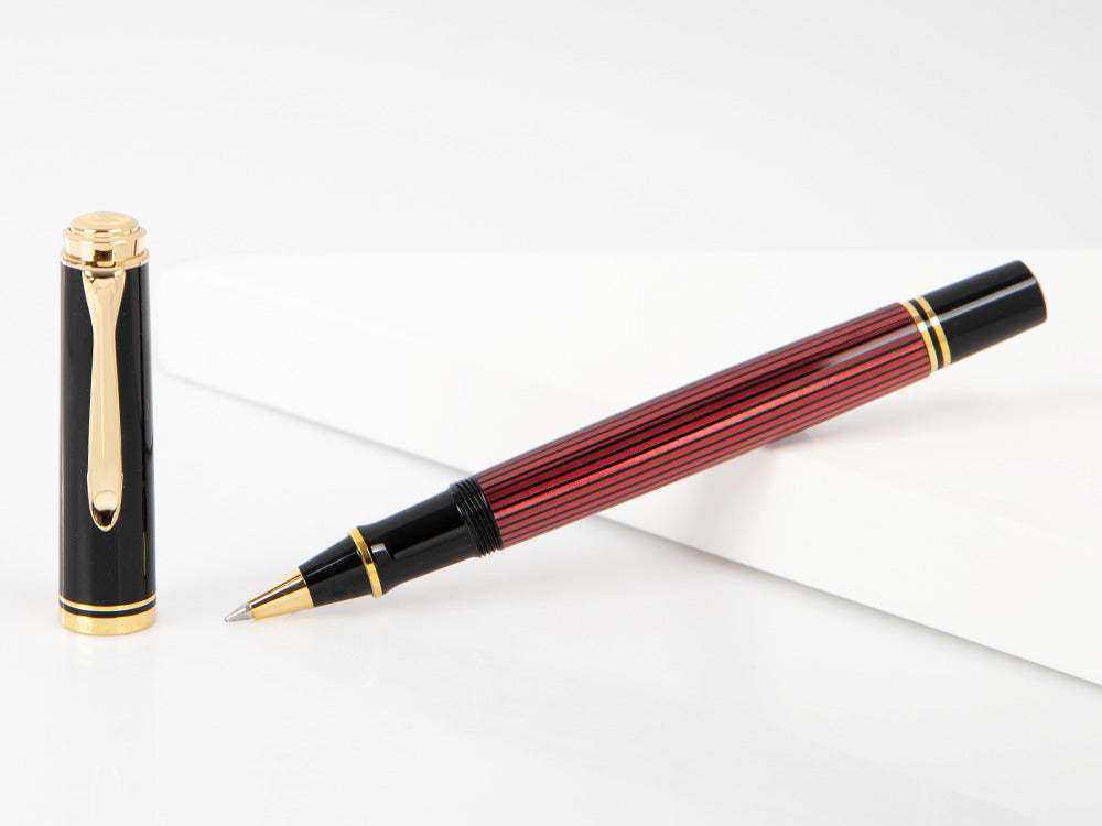 Pelikan Rollerball Pen Souverän R400, Black/Red, 905521