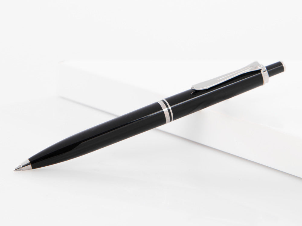 Pelikan K405 Ballpoint pen, Black Resin, Silver trim, 926238