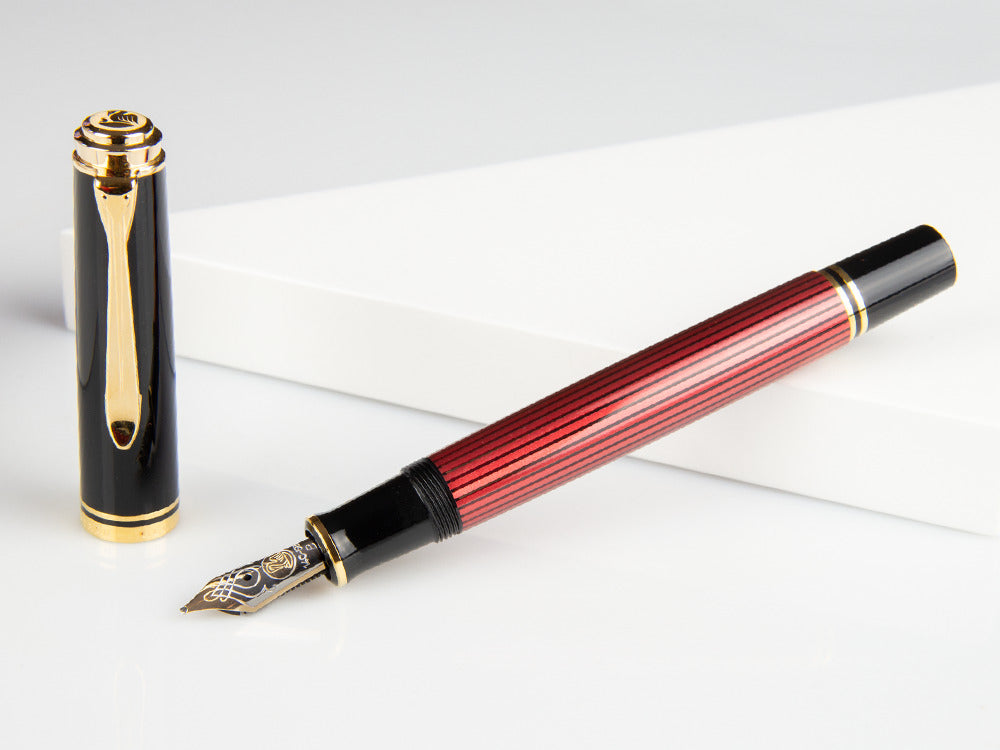 Pelikan Fountain Pen Souverän M 600 - Black & Red, 928697