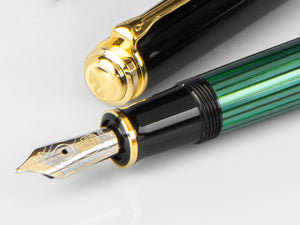 Pelikan Fountain Pen Souverän M 600, Black & Green, 980029