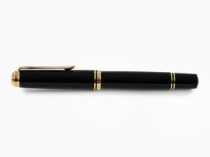 Pelikan M1000 Fountain Pen, Black Resin, Gold trim, 987396