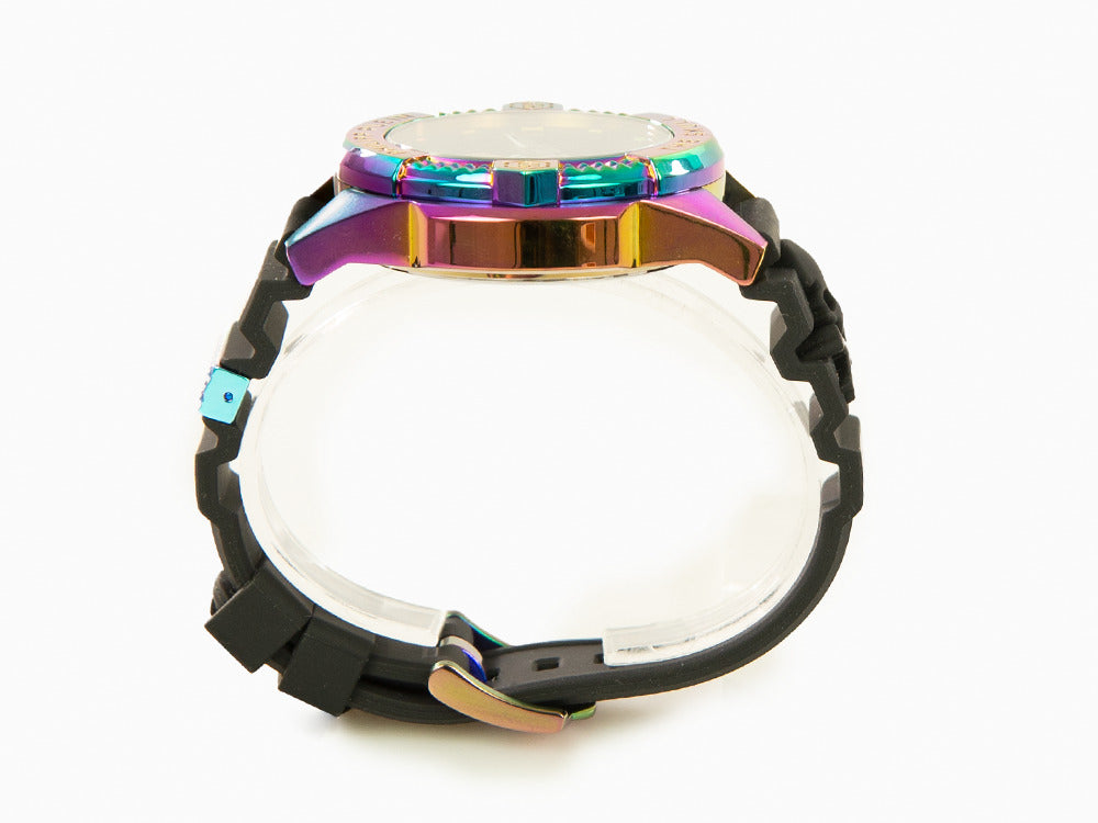 Philipp Plein The Skull Rainbow Quartz Watch, PVD, Black, 44 mm, PWAAA2123