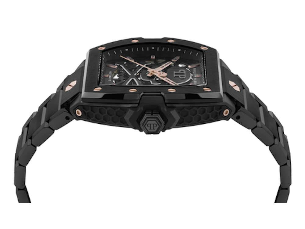 Philipp Plein The Skeleton 2.0 Automatic Watch, PVD, 44mm, PWJFA0725