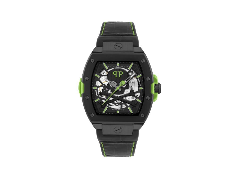 Philipp Plein The Skeleton 2.0 Automatic Watch, Black, 44 mm, PWJFA1426