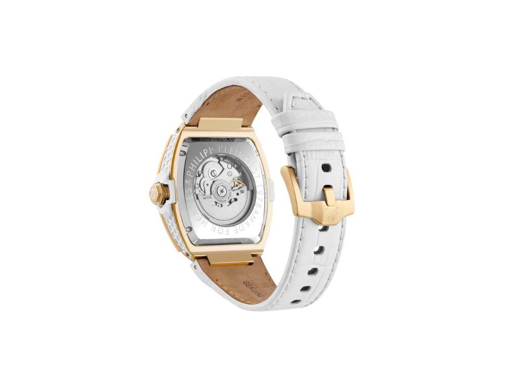 Philipp Plein The Skeleton Baguettes Automatic Watch, White, PWJHA0326