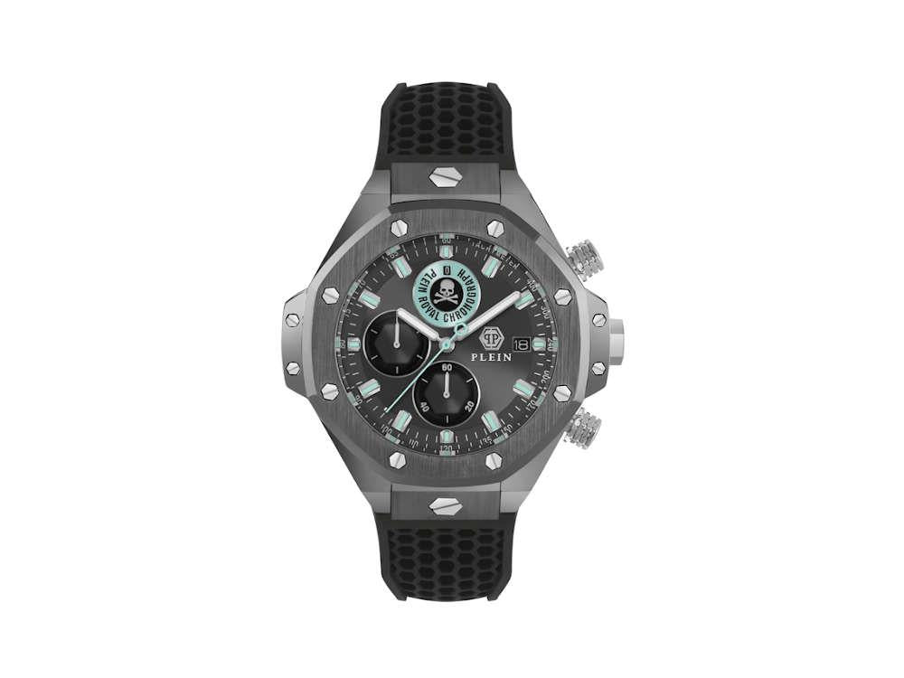 Philipp Plein Chrono Royal Quartz Watch Sport-Tech, Gray, 46mm, PWLFA0125