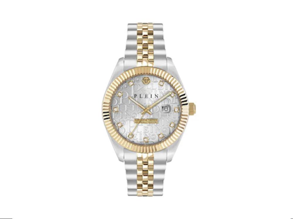 Philipp Plein Superlative Date Quartz Watch, Gray, 41 mm, PWMFA0425