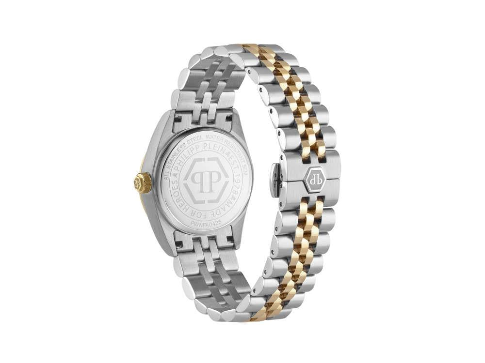 Philipp Plein Date Superlative Quartz Watch, Grey, 28 mm, PWNFA0425
