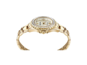 Philipp Plein Heaven Quartz Watch, PVD Gold, Golden, 38 mm, PWPOA0624