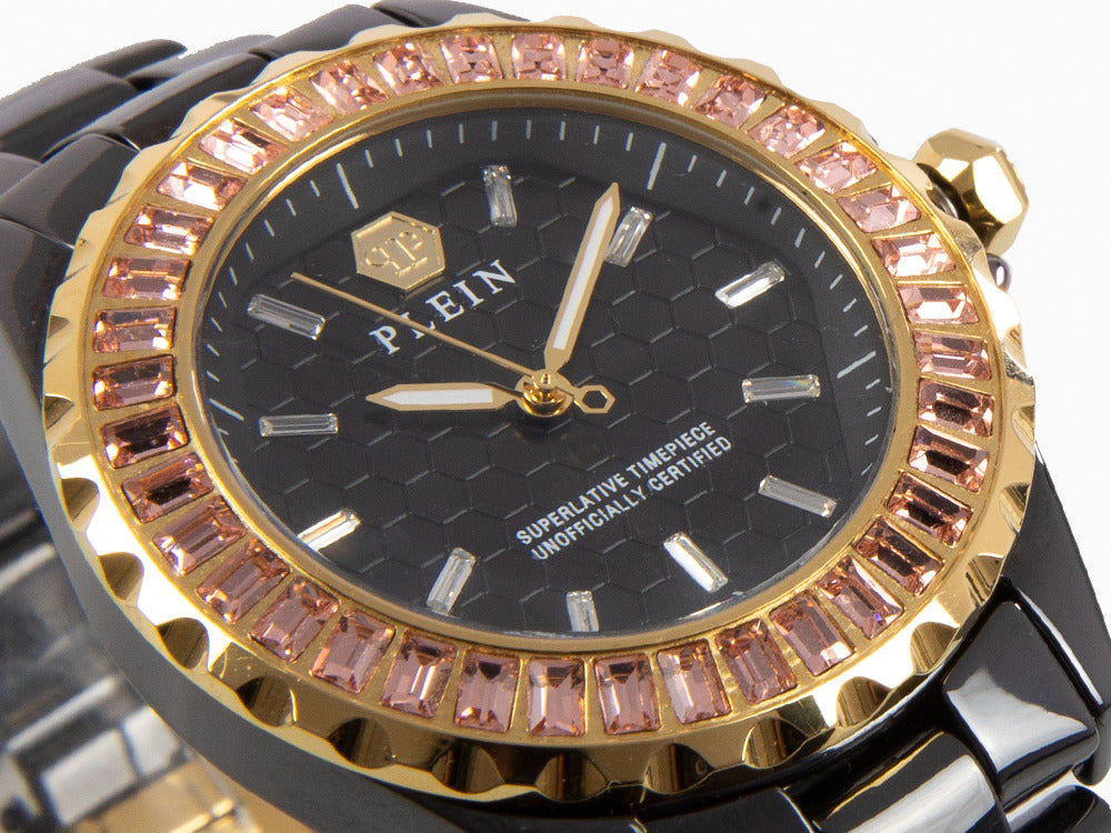 Philipp Plein Heaven Quartz Watch, Ceramic, Black, 38 mm, PWPPA0324