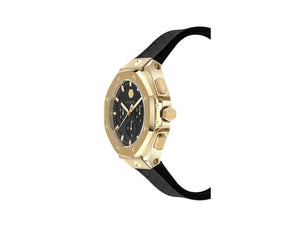 Philipp Plein Plein Chrono Royal Quartz Watch, PVD Gold, Black, 42 mm, PWPSA0124