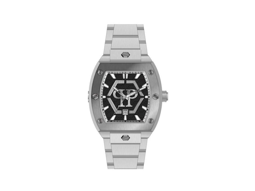 Philipp Plein The Hexagon Phantom Quartz Watch, Black, 44 mm, PWPUA0725