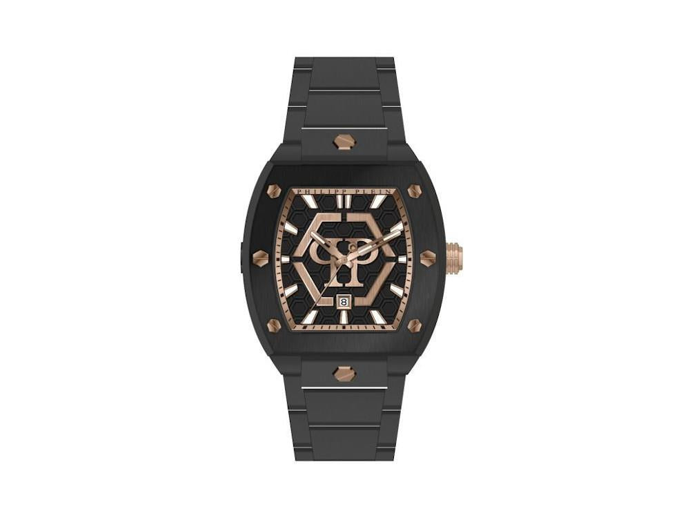 Philipp Plein The Hexagon Phantom Quartz Watch, Black, 44 mm, PWPUA1025