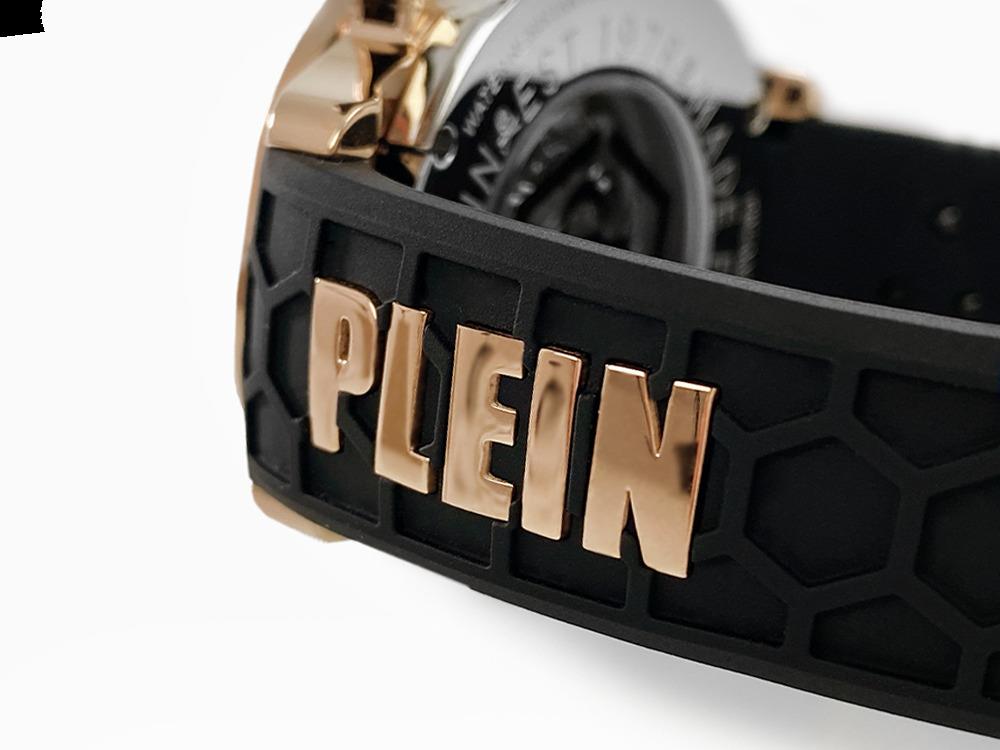 Philipp Plein Rich Automatic Watch, PVD Gold, Black, 46 mm, PWUAA0323