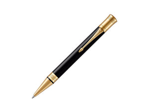 Parker Duofold Ballpoint pen, Precious resine, Gold trim, 1931386