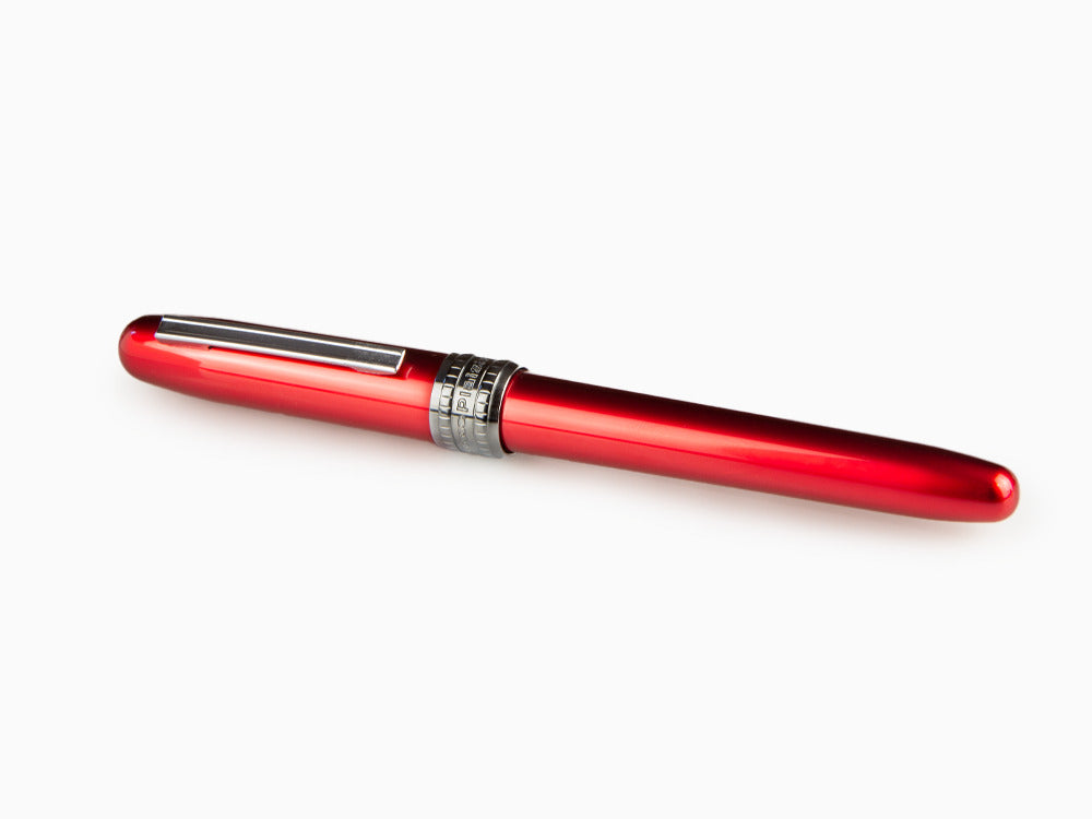Platinum Plaisir Fountain Pen, Anodized aluminium, Red, PGB-1000-70
