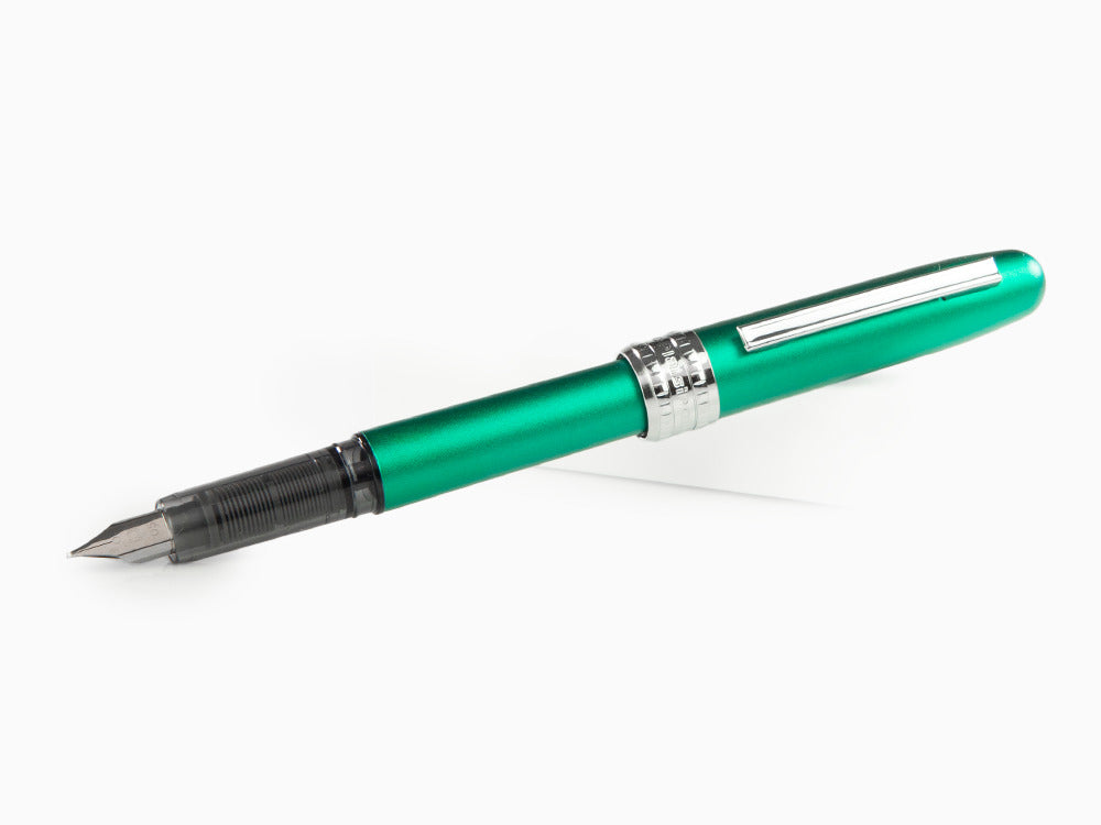 Platinum Plaisir Fountain Pen, Aluminium, Teal Green 2020, PGB-1500-45