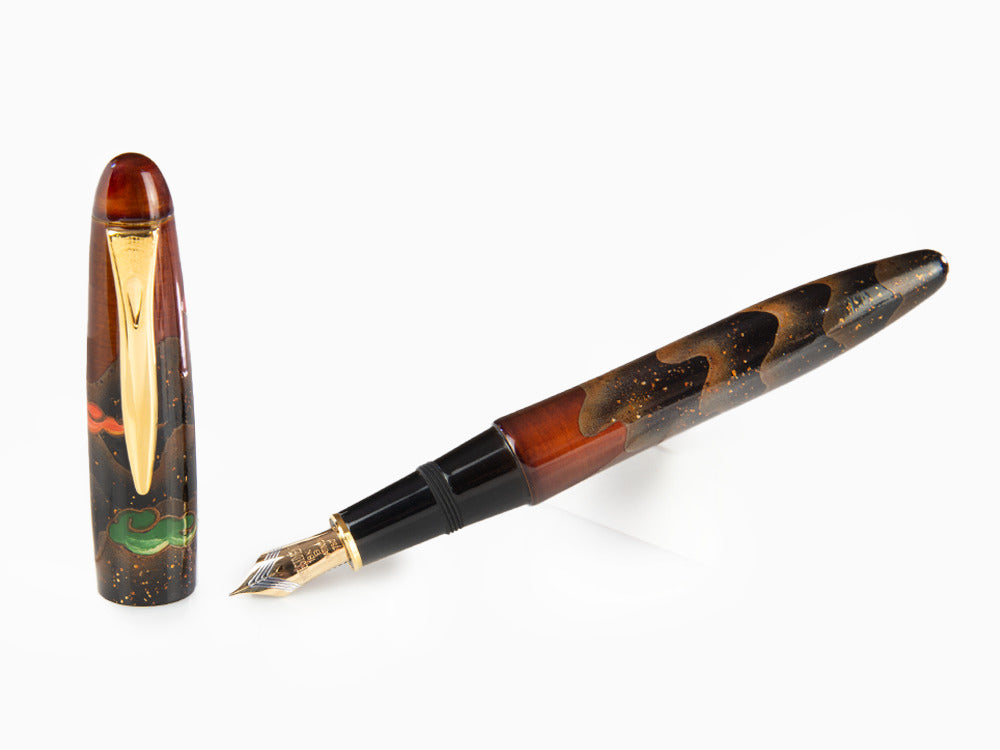 Platinum Izumo Fountain Pen Yakumo Byakudan, Maki-e