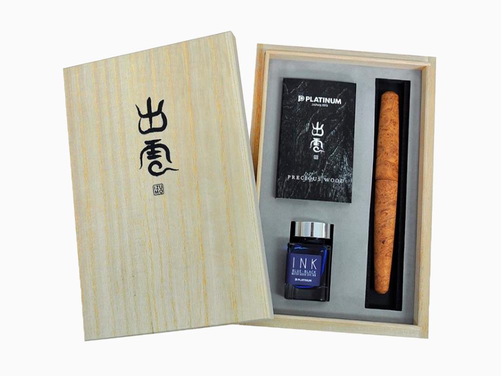 Platinum Izumo Karin-Kobu Fountain Pen, Brown, PIZ-150000PW-1