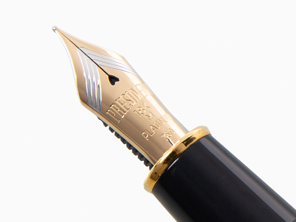 Platinum Izumo Fountain Pen, Black, Ebonite, Ebonite, PIZ-160000-56