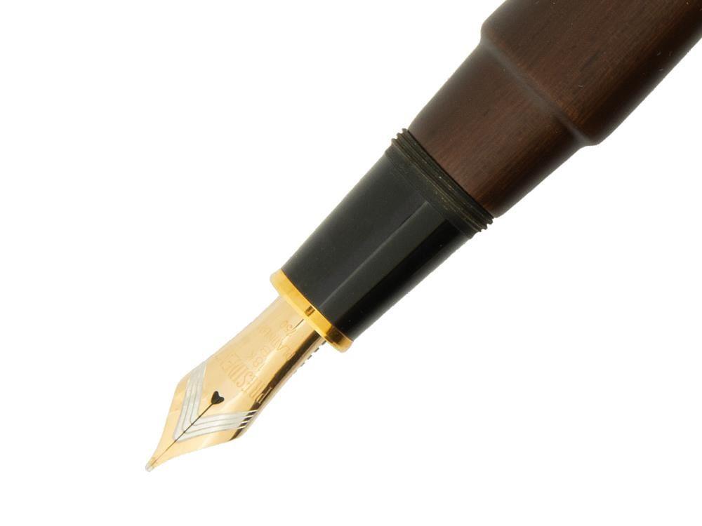 Platinum Izumo Fountain Pen, Brown, Matt Tagayasan, PIZ-50000-20