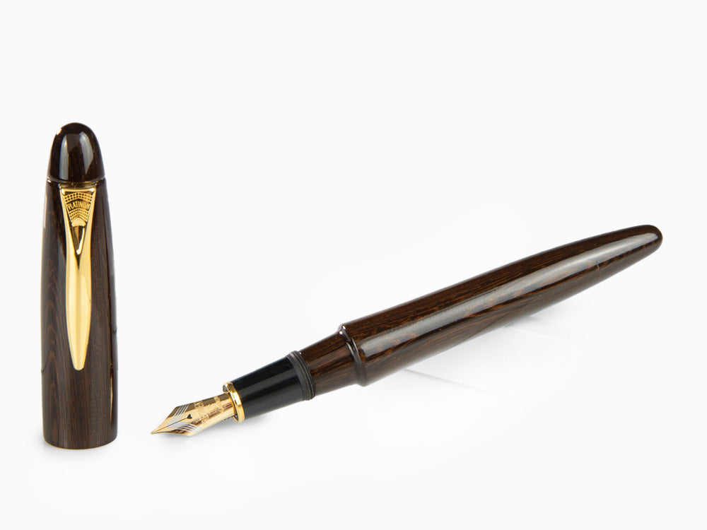 Platinum Izumo Fountain Pen, Brown, Tagayasan wood, PIZ-50000T-21