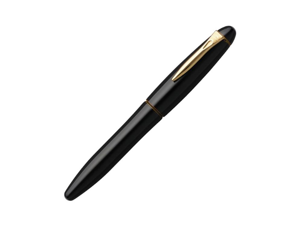 Platinum Izumo Fountain Pen, Yellow, Ebonite, Tamenuri PIZ-55000-30