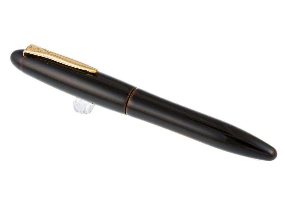 Platinum Izumo Fountain Pen, Yellow, Ebonite, Tamenuri PIZ-55000-30