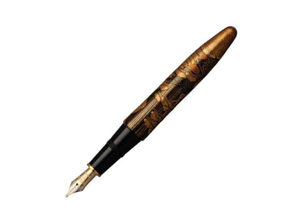 Platinum Izumo "Kaga" Maki-e Fountain Pen, Takisansui, PIZ-600000-56