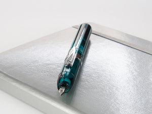 Platinum Curidas Fountain Pen, Retractable, Urban Green, PKN-7000-43